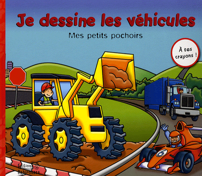 Livre pochoir - JE DESSINE LES VÉHICULES - Mes petits pochoirs, View more