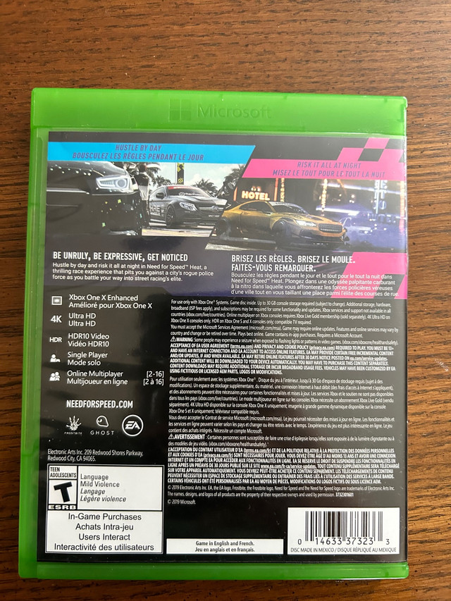 Need for Speed: Heat in XBOX One in Sudbury - Image 2