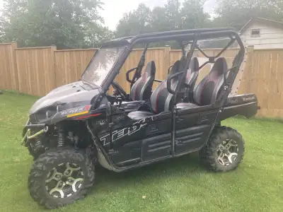 2021 Teryx 4se, 4 x 4, 800 cc engine, cvt belt drive transmission, hi low range and reverse, 27” whe...