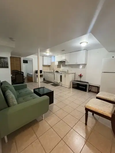 Bright and Spacious 1-Bed + Den. Brand New Bathroom With Bluetooth Mirror. Convenient access to a wi...