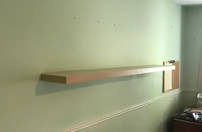 2 IKEA Lack floating shelves , View more