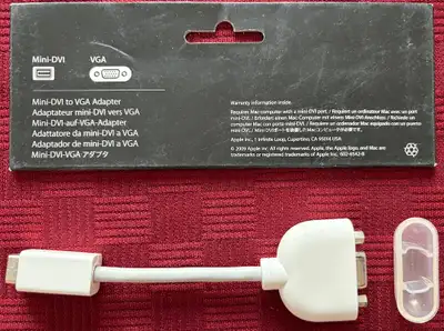 Apple Mini DVI to VGA Adapter, genuine Apple Item., View more