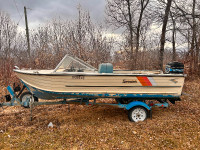 Boat, motor and trailer