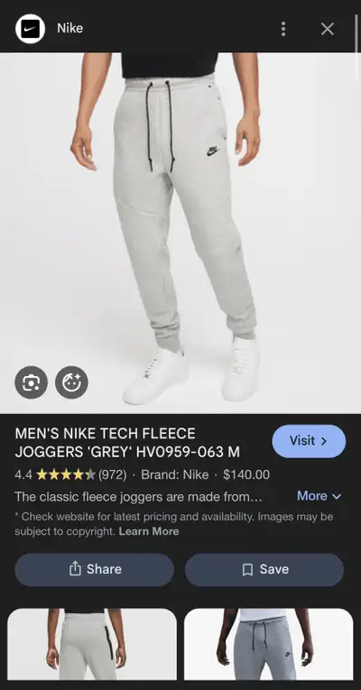 Nike tech pants, View more