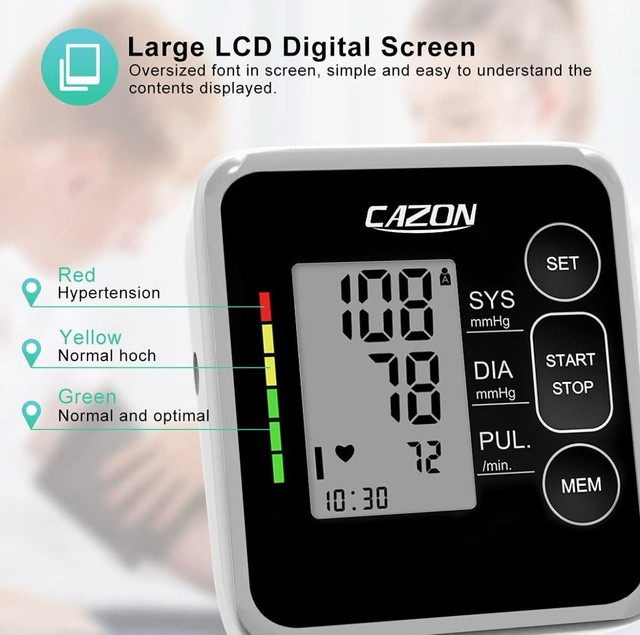 Cazon Blood Pressure Machine (Digital Screen) in General Electronics in City of Toronto - Image 4