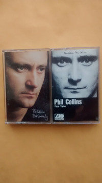 2 Phil Collins Cassette Tapes