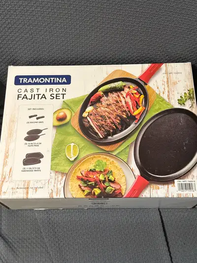 Tramontina Cast Iron Fajita Set, View more