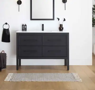 48”W Freestanding Bathroom Vanity – BRAND NEW, View more