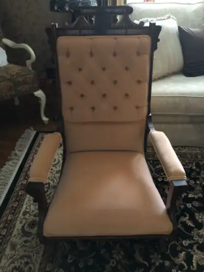 Vintage Eastlake Rocking Chair, View more