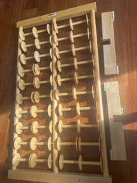 Leclerc sectional  weaving bobbin rack 