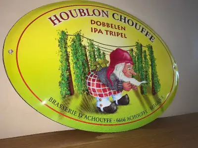 Vintage La Chouffe Belgian Beer tin excellent condition, View more