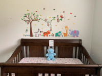 Baby Crib with Milliard Premium Memory Foam Mattress