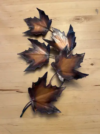 “Sheet Metal leaves”  Hand made, View more