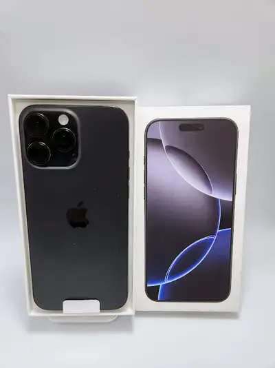 iPhone 16ProMax 256gb Black 91%Bh 3 Months Warranty W/Charger, View more