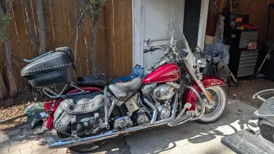 2005 Harley Davidson heritage classic Softail. Well maintained and out of winter elements. Contact f...