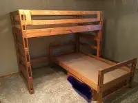 Crate design twin over twin bunk bed 