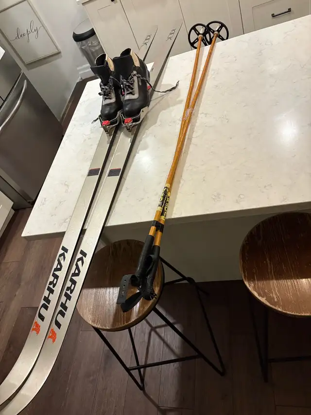 Cross country ski set eu 39 boots and 190cm skis 
