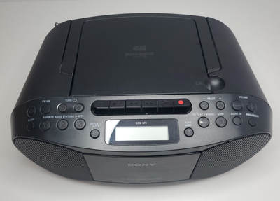 Sony CFD-S70 Portable CD Cassette Mini Boombox AM/FM Radio Mega, View more