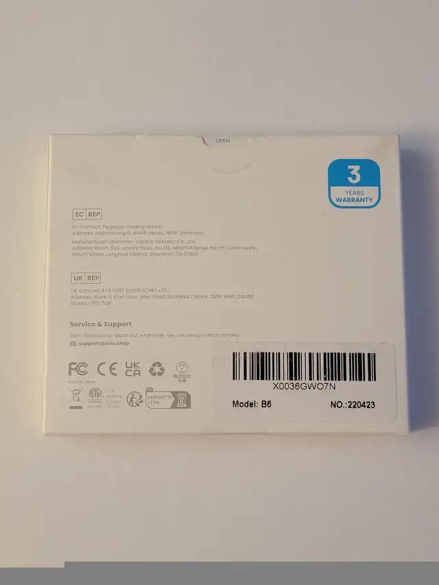 INIU Power Bank, 10500mAh Slimmest USB C Portable Charger, 22.5W in General Electronics in City of Toronto - Image 8