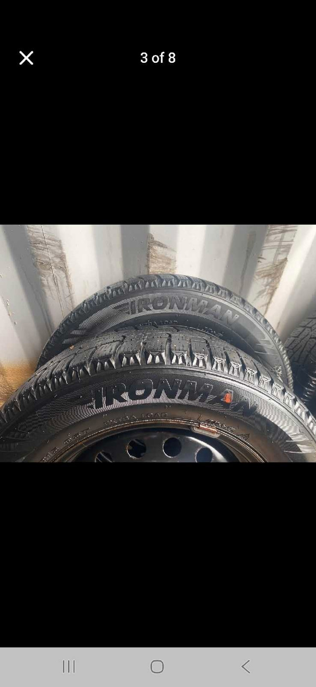 Canvas 4 IRONMAN winter tires rims (195 65 15)  in Other in Oakville / Halton Region - Image 4