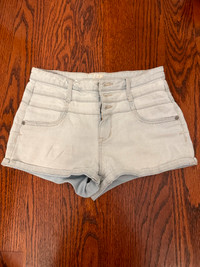 High waisted Jean shorts