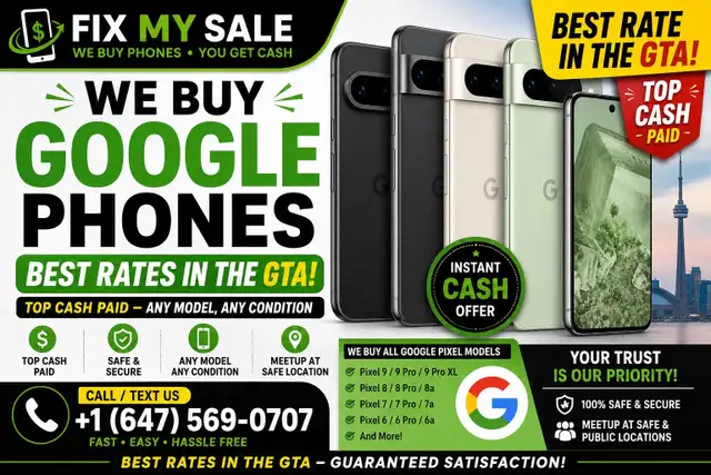  WE BUY GOOGLE PIXEL PHONES — TOP CASH PAID!  in Cell Phones in City of Toronto - Image 2