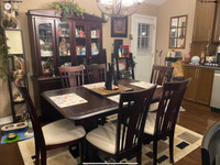 COMPLETE FORMAL DINING ROOM SUITE