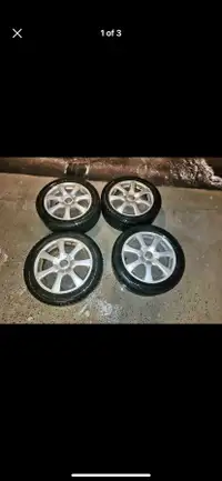225 50r 17 winter tires on rims NEGOTIABLE