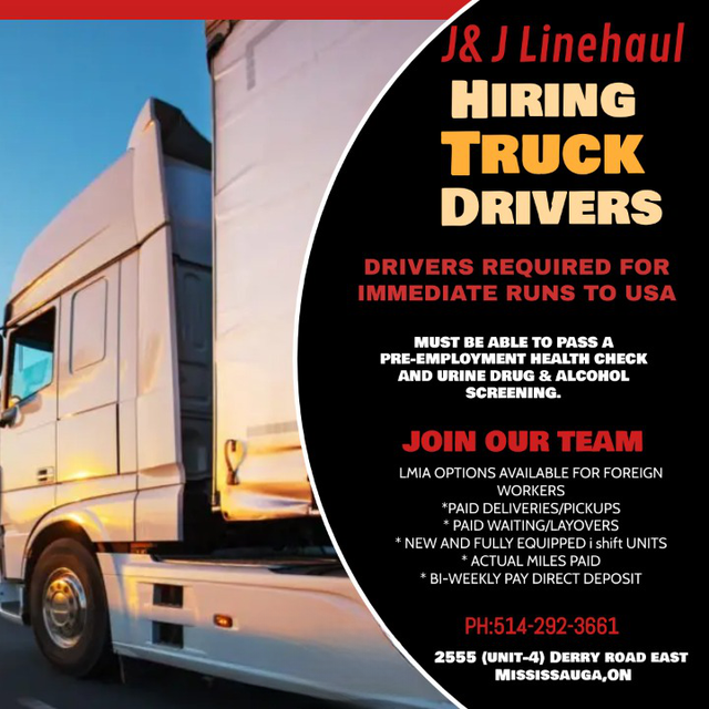 HIRING AZ DRIVERS FOR LOCAL WORK IN GTA
