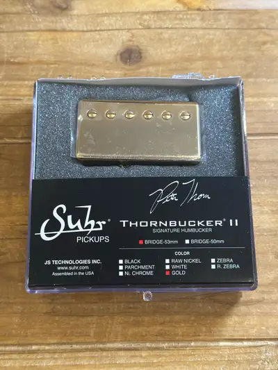 Suhr Gold Thornbucker II New in box, View more