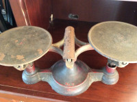 Antique weigh scale