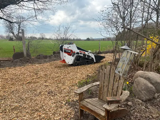 bobcat mini skid steer and auger for rent62864745540481123