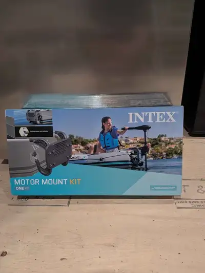Intex Motor Mount Kit for an inflatable boat. Model #68624E. Brand new, package never opened. See ph...