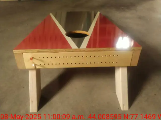 Cornhole boards, Ladder ball and Washer toss games. in Toys & Games in Belleville - Image 3