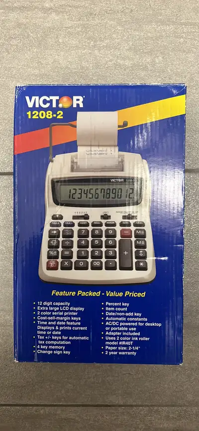 Victor printing calculator model 1208-2 , View more
