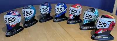 Looking for McDonalds 95 96 97 goalie masks helmets display sign, View more