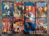 The Wheel of Time books 1-8, excellent unread conditon