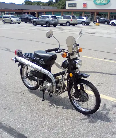 Up Dated Drive line & illumination Honda C70E (CDI) w/ electric start Turn Key Ride $ 2200.00 " YES...