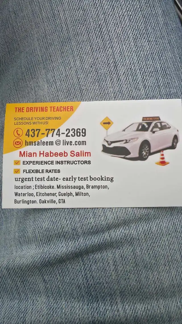 Experienced driving instructor Flexible schedule and rates436100729552906241