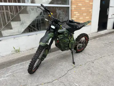 Caofen F80 Green Electric Dirt Bike, View more