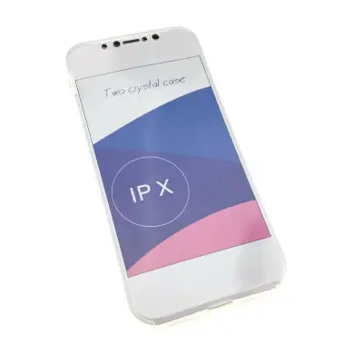iPhone X XS 360 Double-Sided Soft Thin Transparent Clear Cover