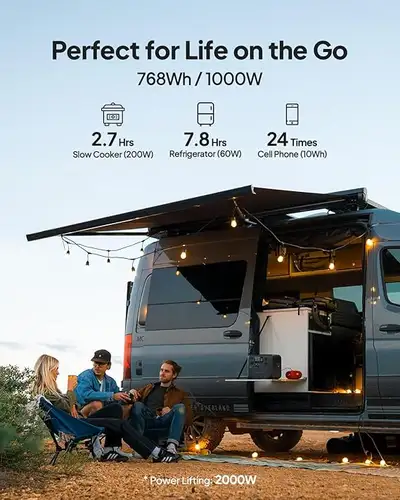 768Wh!  Portable Power Station, Brand New, BLUETTI AC70, View more