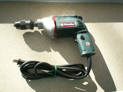 Metabo corded electric drill #701  with keyless chuck 1/16 - 3/8, View more