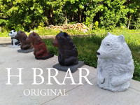 Concrete Bear Statues outdoor & garden decor