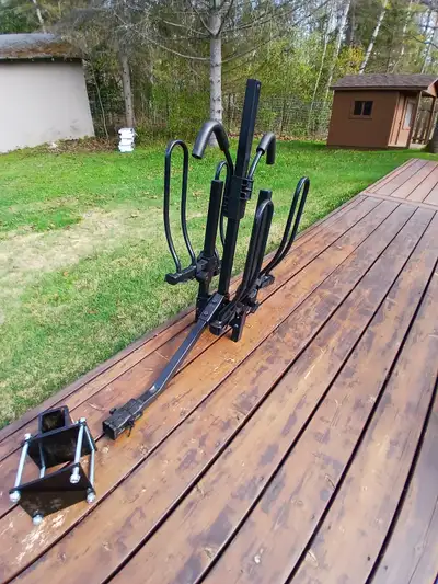 Bike rack and trailer receiver, View more