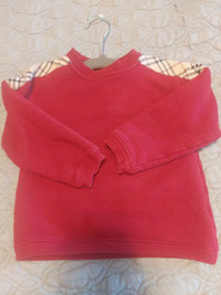 Genuine Burberry Sweater Red 2T