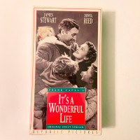 Vintage Its a Wonderful Life VHS Tape Original Uncut Version New