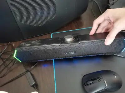 Lenrue RGB USB Soundbar Speaker, View more