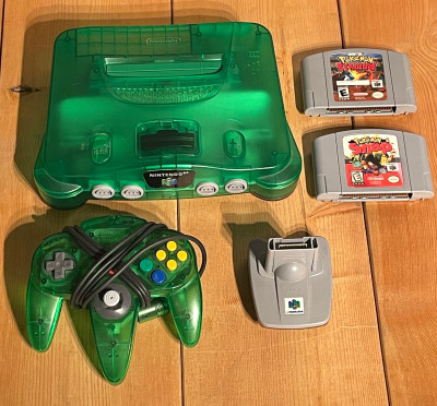 Jungle Green N64 Console 