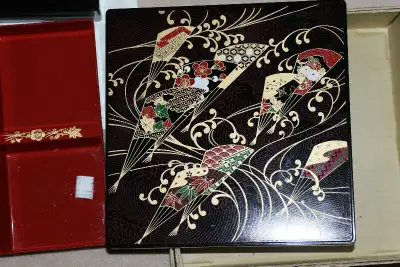 4 x Chinese New Year candy tray / boxes (all made in Japan), View more
